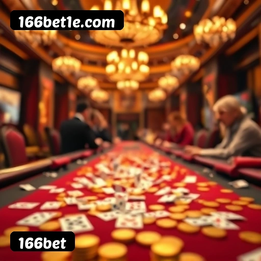 Números do app 166bet em material de marketing — ilustração, não auditoria